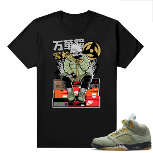 Jade Horizon 5s  Tees Black Kakashi Hype