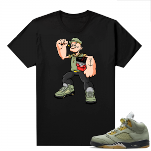 Jade Horizon 5s  Tees Black Popeye