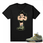 Jade Horizon 5s  Tees Black Sneaker Boy