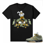 Jade Horizon 5s  Tees Black Sneaker Treasure