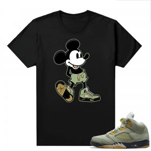 Jade Horizon 5s  Tees Black Sneakerhead Mickey