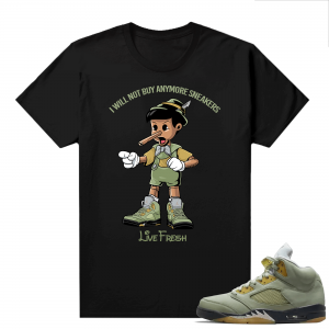 Jade Horizon 5s  Tees Black Sneakerhead Pinocchio