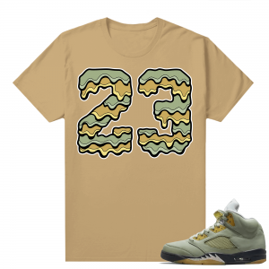 Jade Horizon 5s  Tees Tan 23 Drip