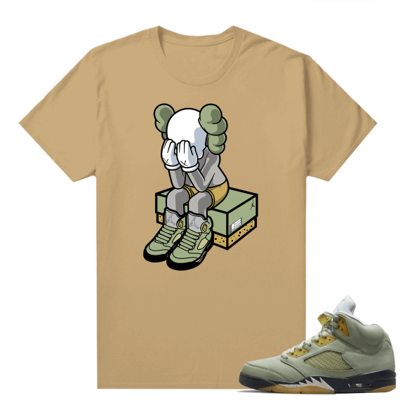 Jade Horizon 5s  Tees Tan AJ5 Toy