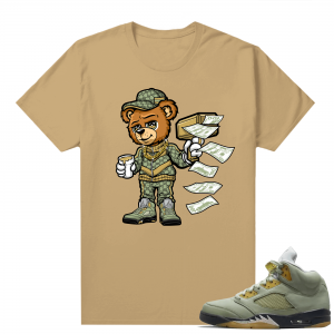 Jade Horizon 5s  Tees Tan Cash Canon Bear