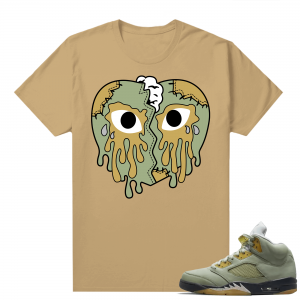 Jade Horizon 5s  Tees Tan Crying Heart