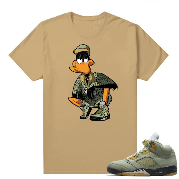 Jade Horizon 5s  Tees Tan Drippy Daffy