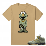 Jade Horizon 5s  Tees Tan Drippy Elmo