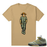 Jade Horizon 5s  Tees Tan Drippy Luffy