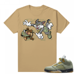 Jade Horizon 5s  Tees Tan Finessed