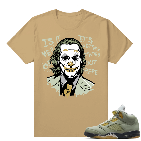 Jade Horizon 5s  Tees Tan Joker