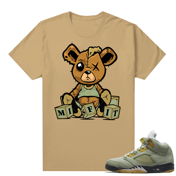 Jade Horizon 5s  Tees Tan Misfit Teddy