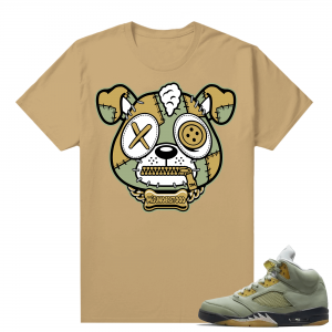 Jade Horizon 5s  Tees Tan Misunderstood Puppy