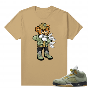 Jade Horizon 5s  Tees Tan Rich Bear