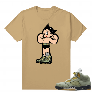 Jade Horizon 5s  Tees Tan Sneaker Boy