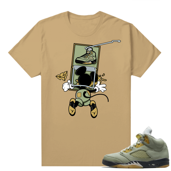 Jade Horizon 5s  Tees Tan Sneaker Trap