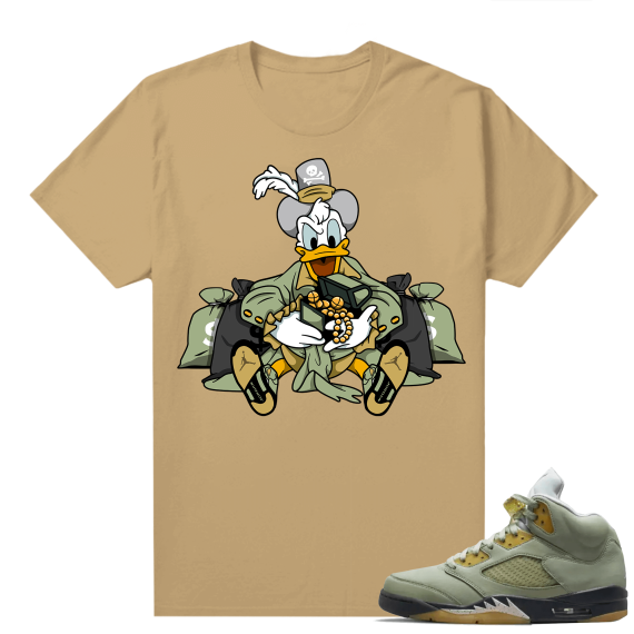 Jade Horizon 5s  Tees Tan Sneaker Treasure