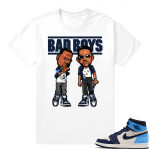 Obsidian UNC 1s | Bad Boys | White Shirt