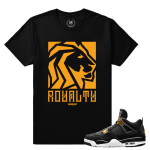 Match Jordan 4 Royalty | Royalty | Black T shirt