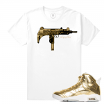 Match Jordan 6 Pinnacle | Dxpe Gold Uzi | White T shirt