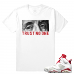 Match Jordan 6 Alternate | Trust No One | White T shirt