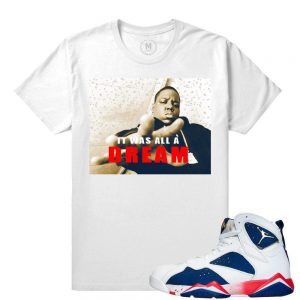 Match Jordan 7 Tinker Alternate | All A Dream | White T shirt