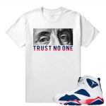 Match Jordan 7 Tinker Alternate | Trust No One | White T shirt