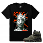 Match Jordan 8 Take Flight | King Pac | Black T shirt