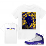 Match Jordan 9 Kobe | Black Mamba | White T shirt