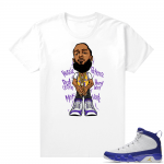 Match Jordan 9 Kobe | Nipsey Hussle | White T shirt