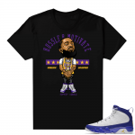 Match Jordan 9 Kobe | Nipsey Hussle Motivate | Black T shirt