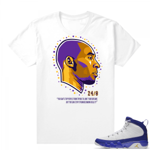 Match Jordan 9 Kobe | Kobe Dreams | White T shirt