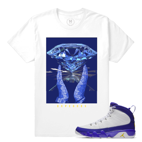 Match Jordan 9 Kobe | Master Mind | White T shirt