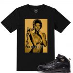 Match NYC 10 Jordan Retros |Beware of Snakes| Black T shirt