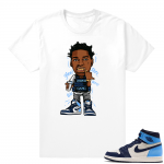 Obsidian UNC 1s | Kodak Glee | White Shirt