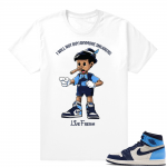 Obsidian UNC 1s | Sneakerhead Pinocchio | White Shirt