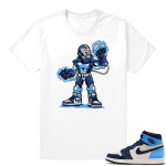 Obsidian UNC 1s | Mr Freeze | White Shirt