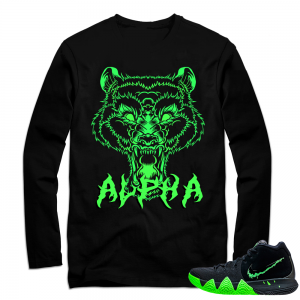 Nike Kyrie 4 Halloween | Alpha Beast | Black Long Sleeve shirt