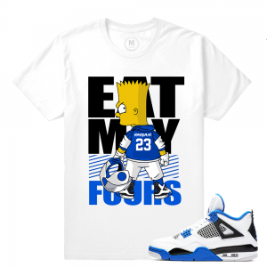 Match Jordan 4 Motorsport | Eat My Fours | White T shirt