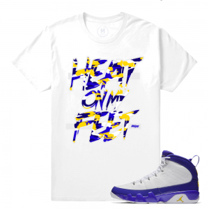 Match Jordan 9 Kobe | Heat on My Feet | White T shirt