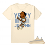 Match Yeezy shirts Linen 350 - Butter - Yeezy Over Jumpman