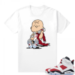 Matching Shirts Jordan 6 Carmine White Designer Charlie