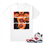 Matching Shirts Jordan 6 Carmine White Get Lit