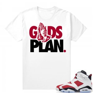 Matching Shirts Jordan 6 Carmine White Gods Plan