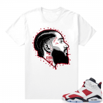 Matching Shirts Jordan 6 Carmine White Prolific