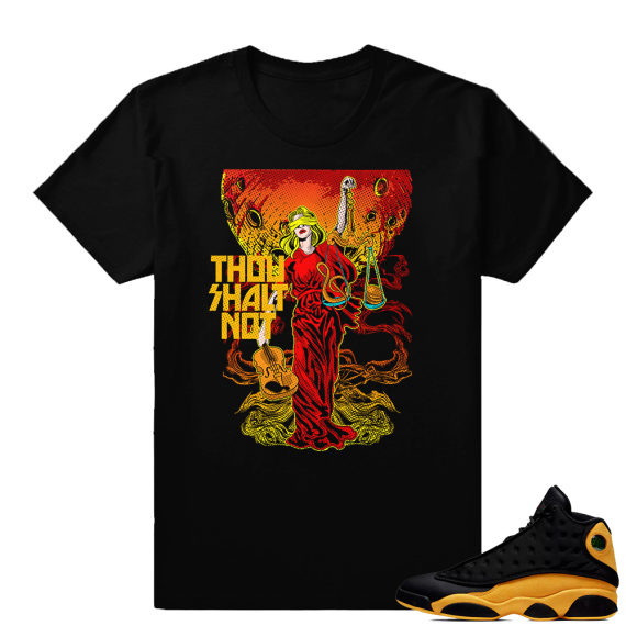 Match Melo 13 shirts | Thou Shalt Not | Black shirt