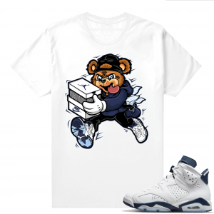 Midnight Navy 6s  Tees White Sneaker Heist