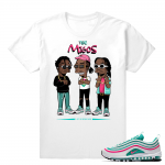 Migos T shirt - South Beach Air Max 97 - White t shirt