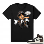 Mocha 1s sneaker tees shirts - Black - No More Sneakers