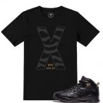 Match NYC 10 Jordan Retros | NYC X's | Black T shirt